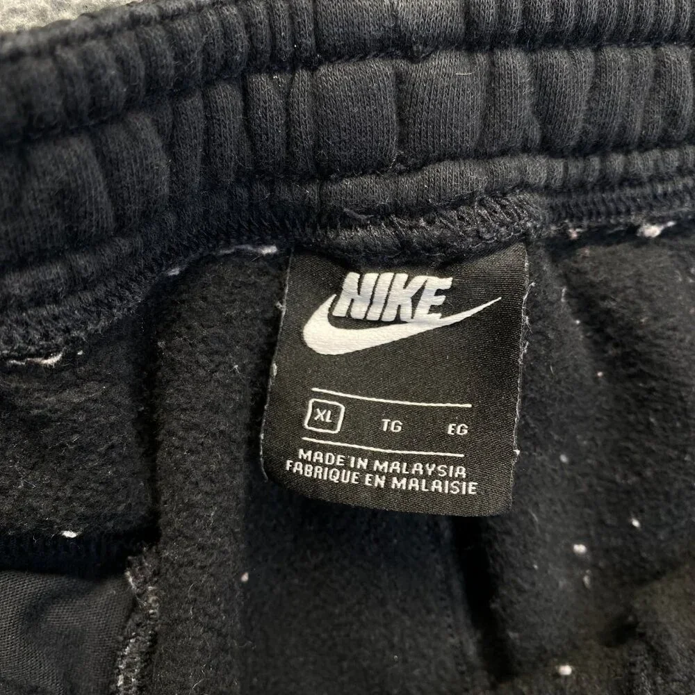 Nike Just Do It Joggers Sweatpants Mens XLarge,Drawstring Graphic Swoosh‎ Black